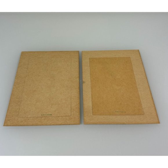 Vintage Feather Bird Art Pieces Set of 2,Red & Blue Animal Home Wall Art 5x7 - Picture 8 of 12